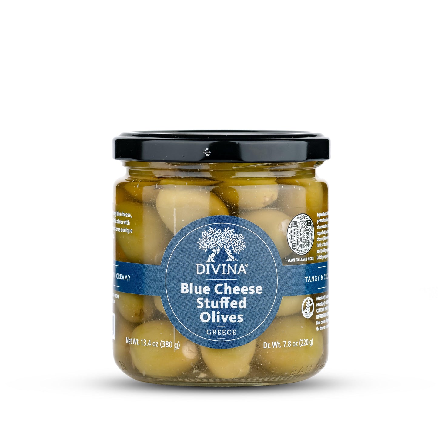 Divina Blue Cheese Stuffed Olives 220g.