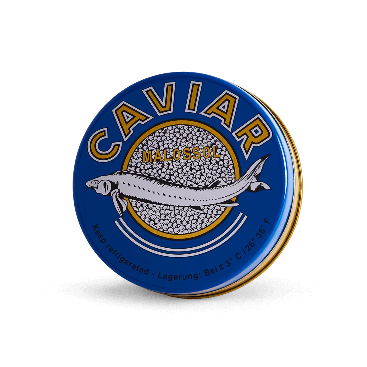 Traditional Blue Italian Tin Premium Gift Set — Tsar Ca... Tsar Caviar
