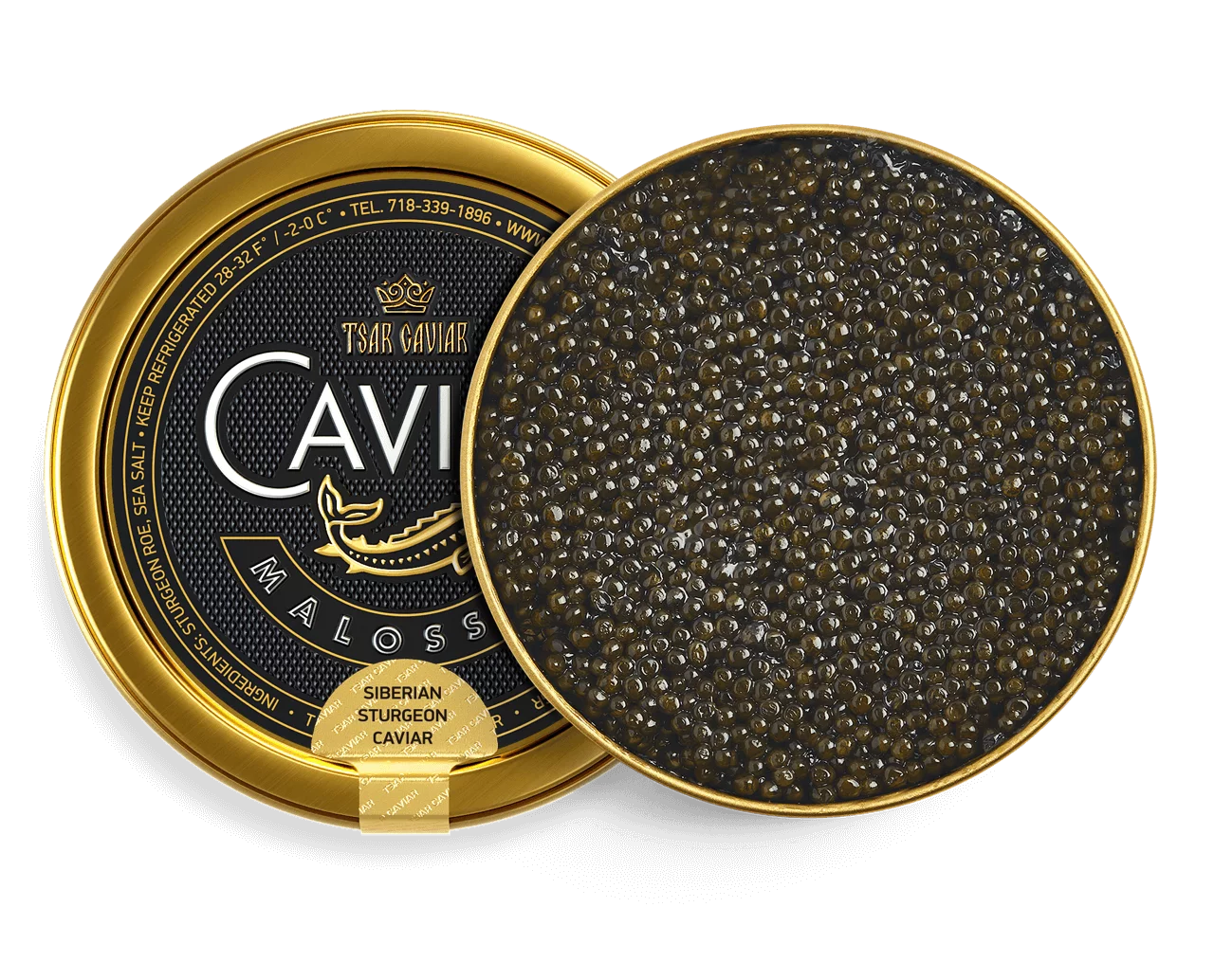 Siberian Sturgeon Caviar in Premium Packaging with Dark Gray Shiny Pearls Rich in Omega-3 sturgeon caviar, sturgeon, caviar