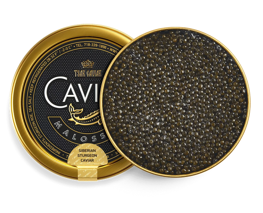 Siberian Sturgeon Caviar in Premium Packaging with Dark Gray Shiny Pearls Rich in Omega-3 sturgeon caviar, sturgeon, caviar