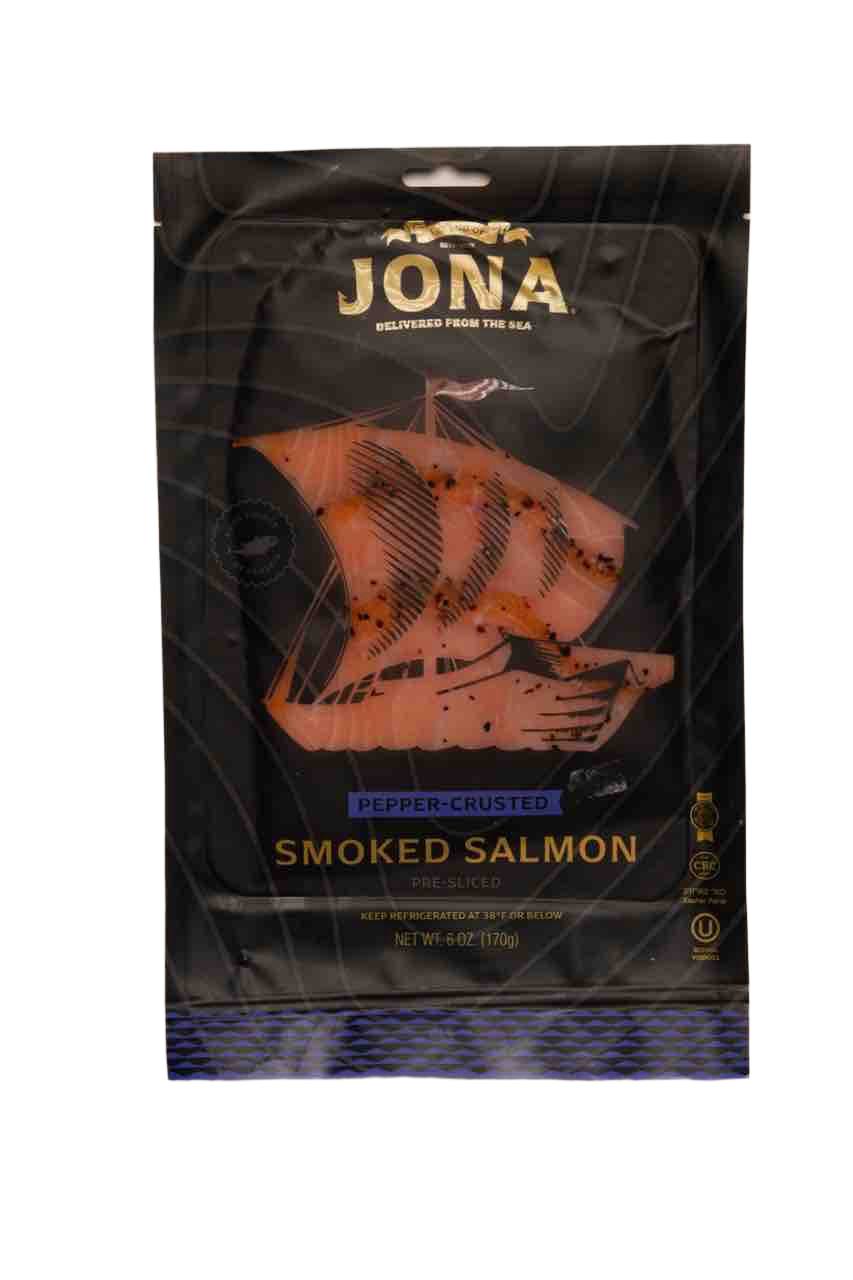 JONA Pepper-Crusted Smoked Salmon (170 g)