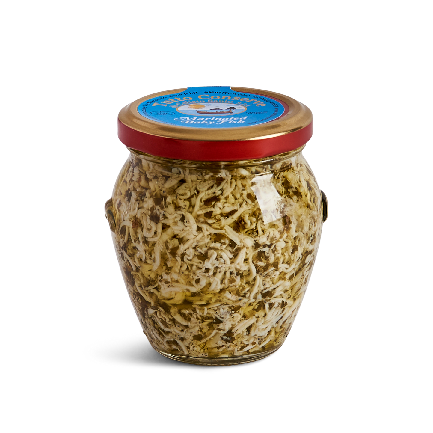 marinated baby fish, tuna