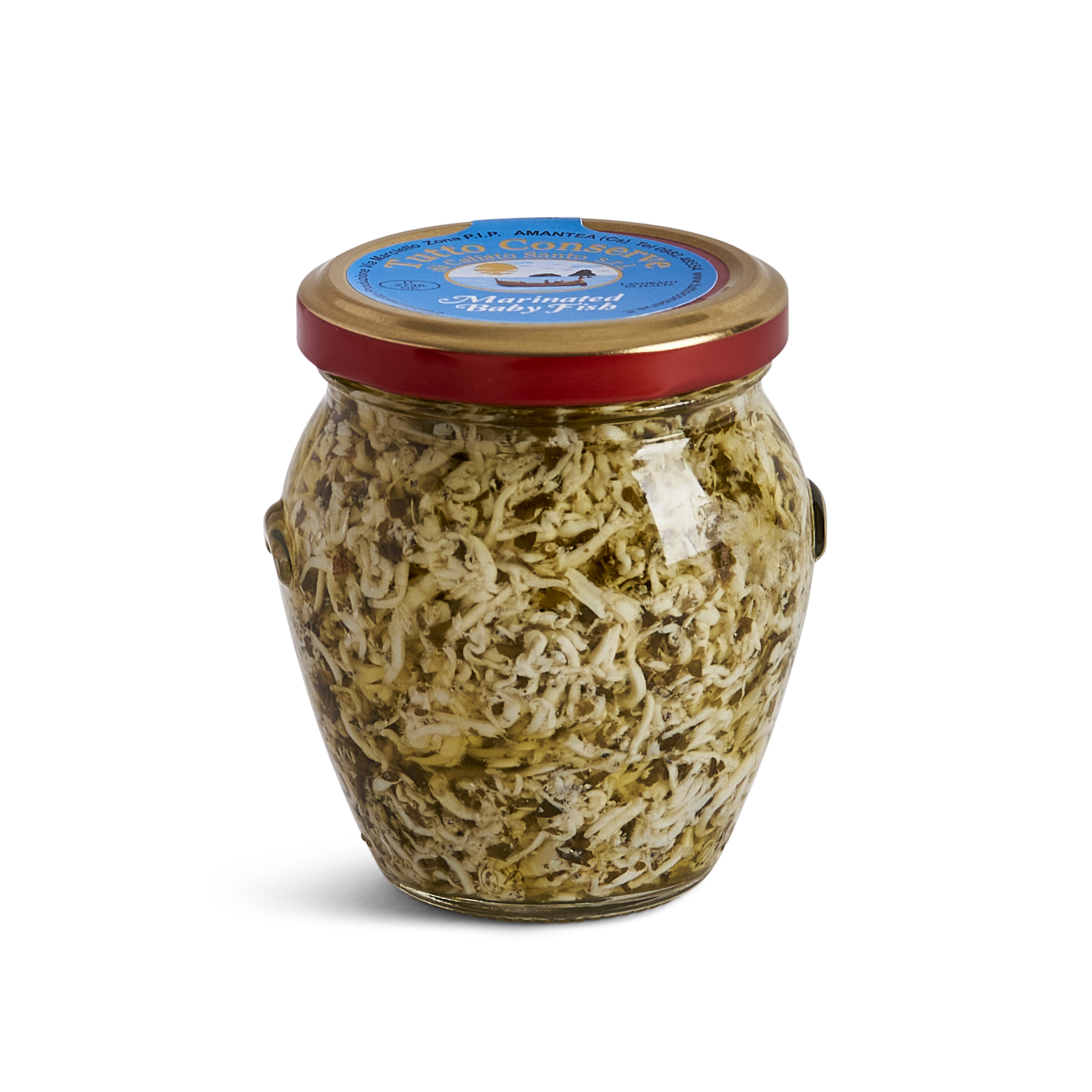 marinated baby fish, tuna