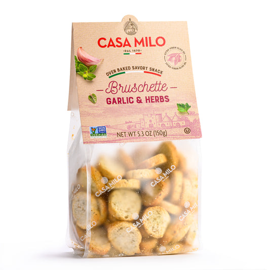 Casa Milo Bruschette Garlic & Herbs 150g
