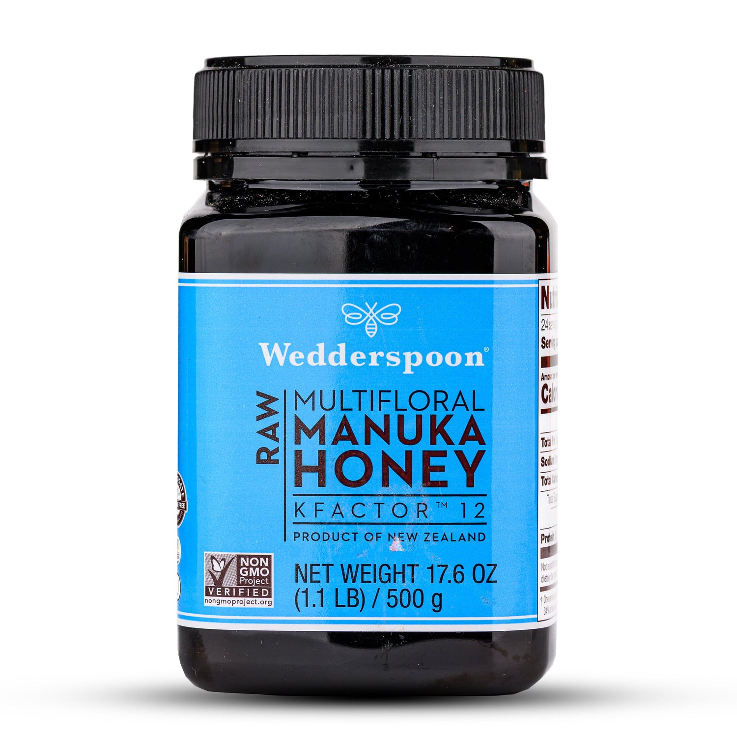 Wedderspoon Manuka Honey K-Factor 12, 500g.