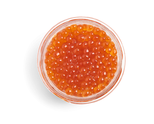 salmon roe, keta caviar, red caviar