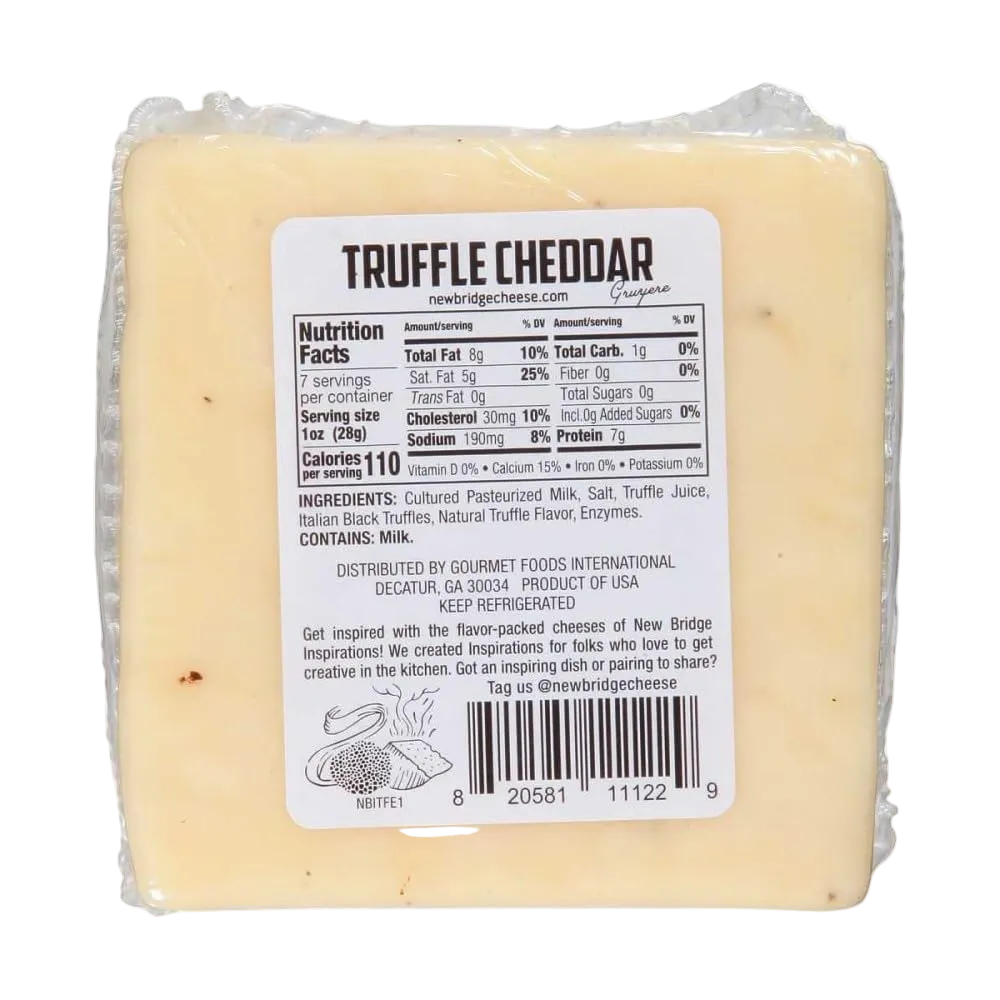 New Bridge Truffle Cheddar Gruyère, 198G / 7 OZ