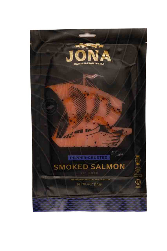 JONA Pepper-Crusted Smoked Salmon (170 g)