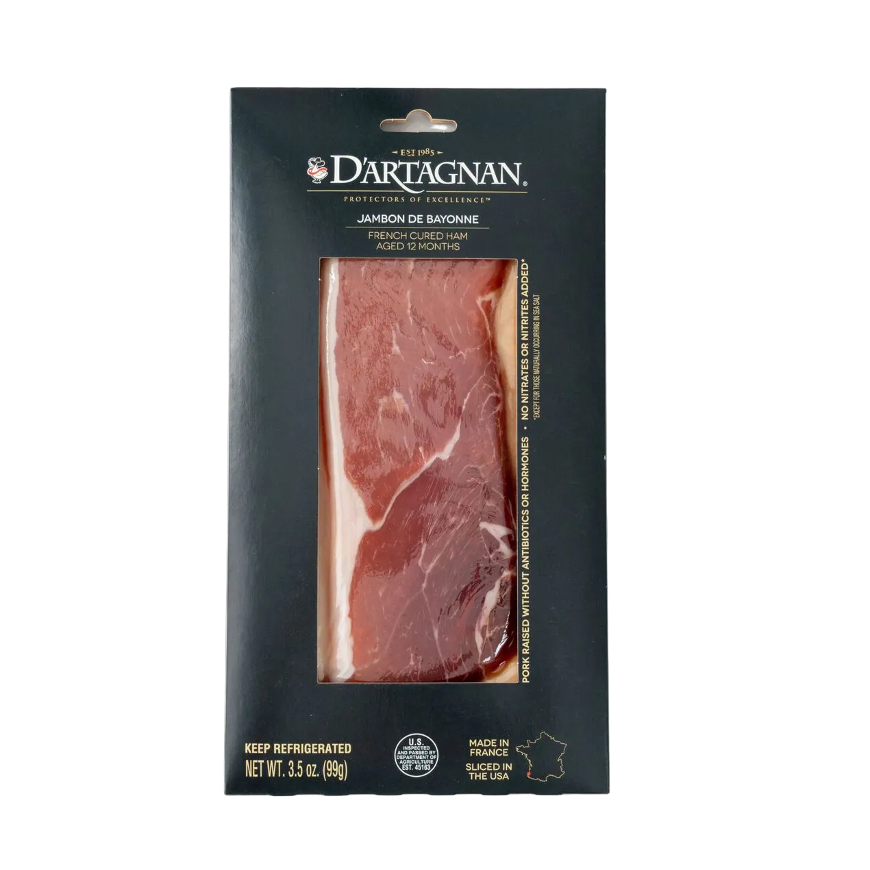 D’Artagnan French Jamón de Bayona – Aged 12 Months (Jambon de Bayonne)