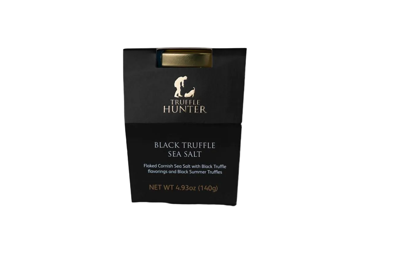 Truffle Hunter Black Truffle Sea Salt, 140g jar