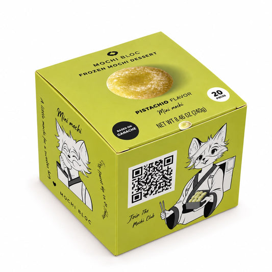 Mochi Bloom – Mini Mochi Pistachio Flavor 240g