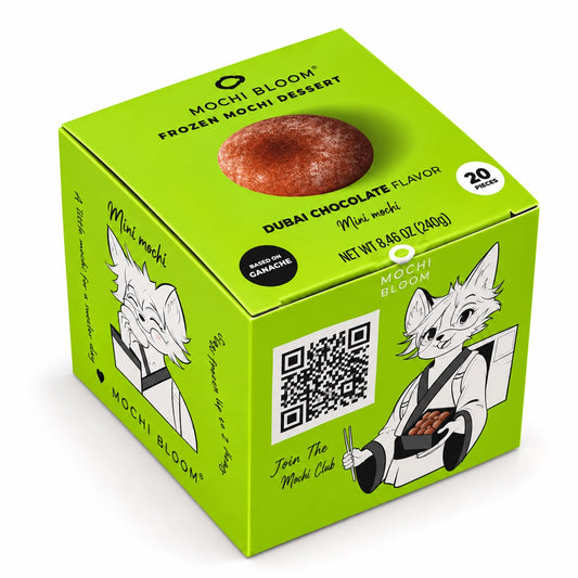 Mochi Bloom — Mini Mochi Dubai Chocolate Flavor 240g