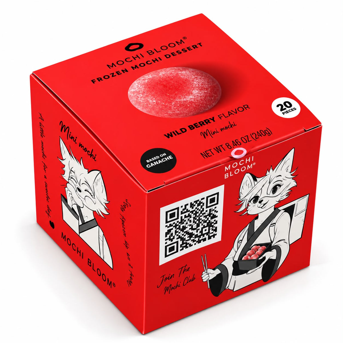 Mochi Bloom — Mini Mochi Wild Berry Flavor 240g