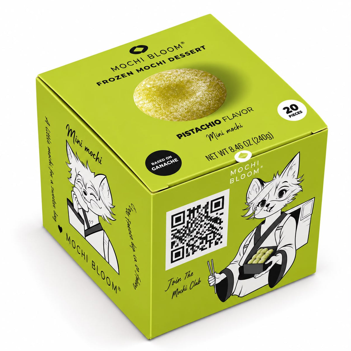 Mochi Bloom – Mini Mochi Pistachio Flavor 240g