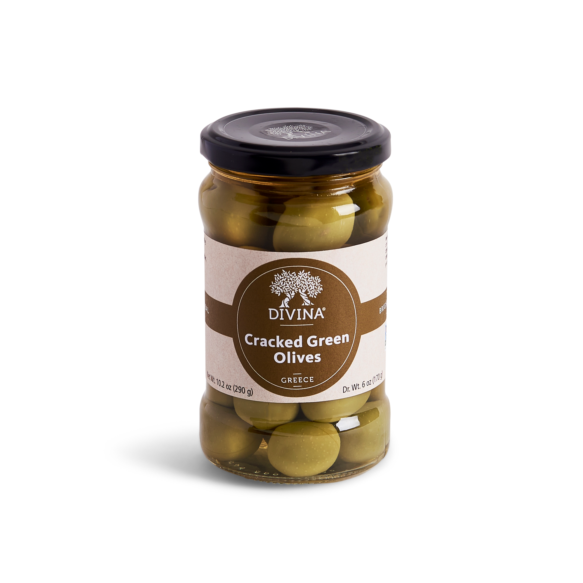 Divina Cracked Greek Olives