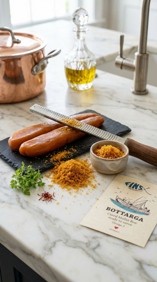 Premium Bottarga – Cured Grey Mullet Roe (Italian Style, Ready to Serve).